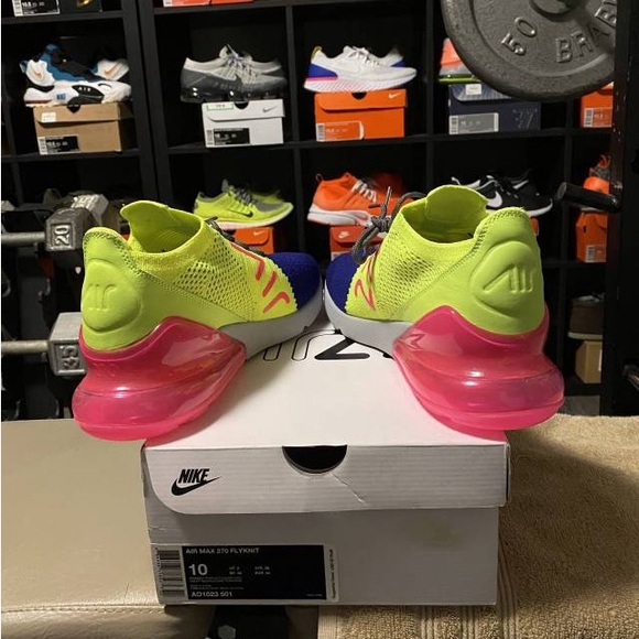 Men’s Nike Air Max 270 Flyknit Size 10 - Picture 3 of 4